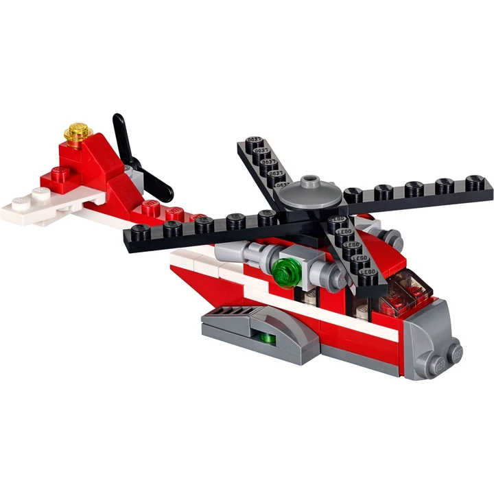 LEGO Creator 31013 Roter Hubschrauber Bild 6
