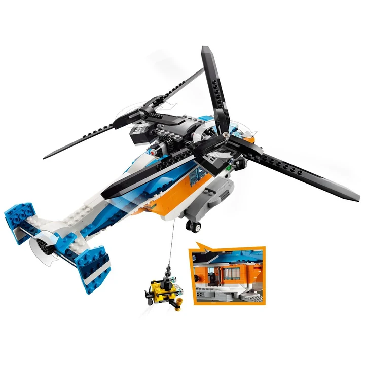 LEGO Creator 31096 Doppelrotor-Hubschrauber Bild 4