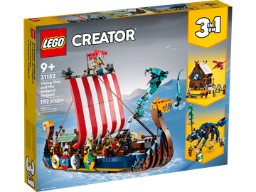 Lego Wikingerschiff mit Midgardschlange