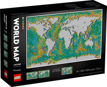 Lego Weltkarte 