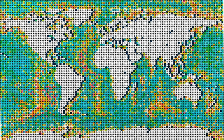 LEGO Art 31203 Weltkarte Bild 5