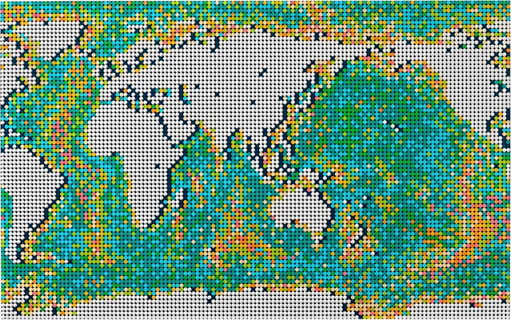 LEGO Art 31203 Weltkarte Bild 6
