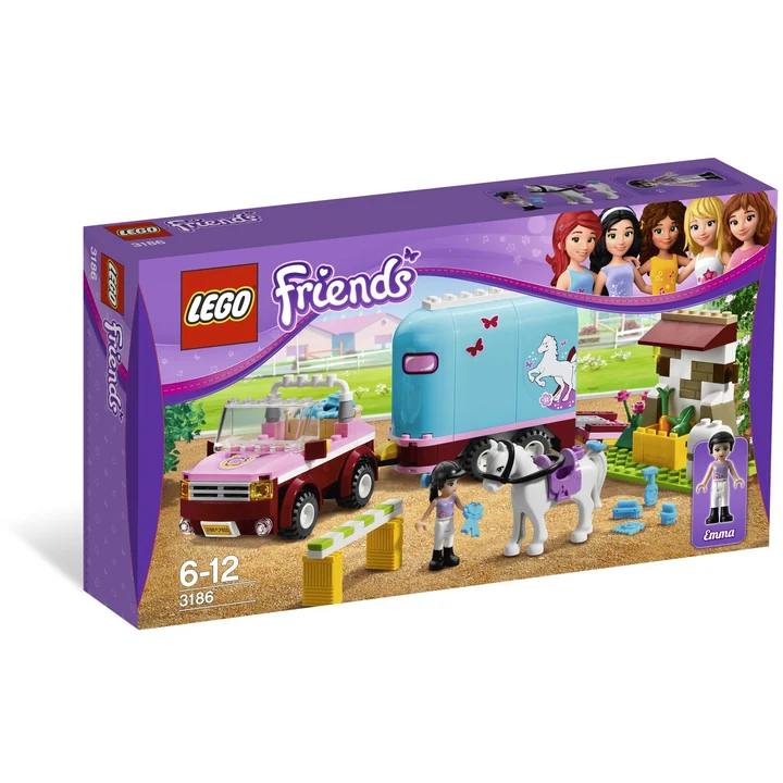 LEGO Friends 3186 Geländewagen mit Pferdeanhänger Bild 2