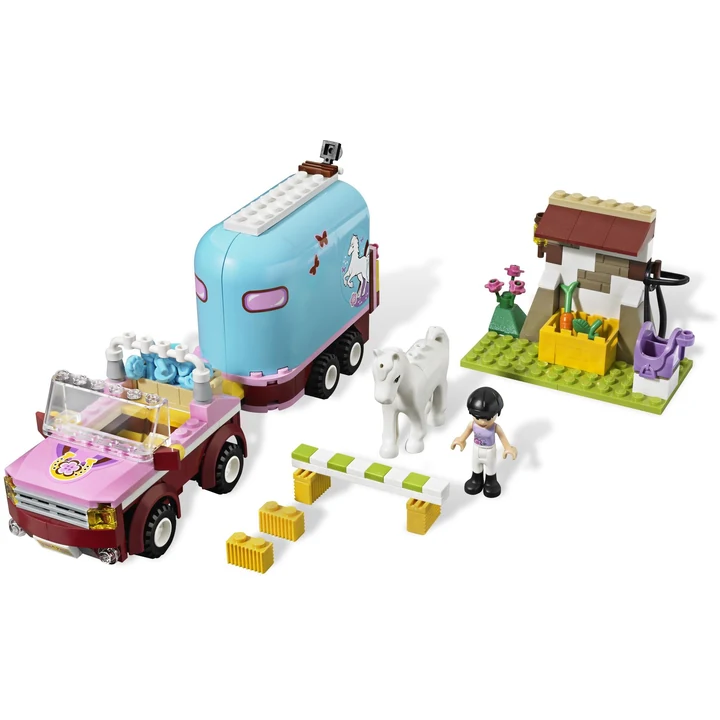 LEGO Friends 3186 Geländewagen mit Pferdeanhänger Bild 4