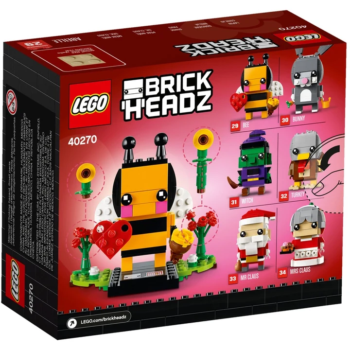 LEGO Brickheadz 40270 Valentinstags-Biene Bild 3