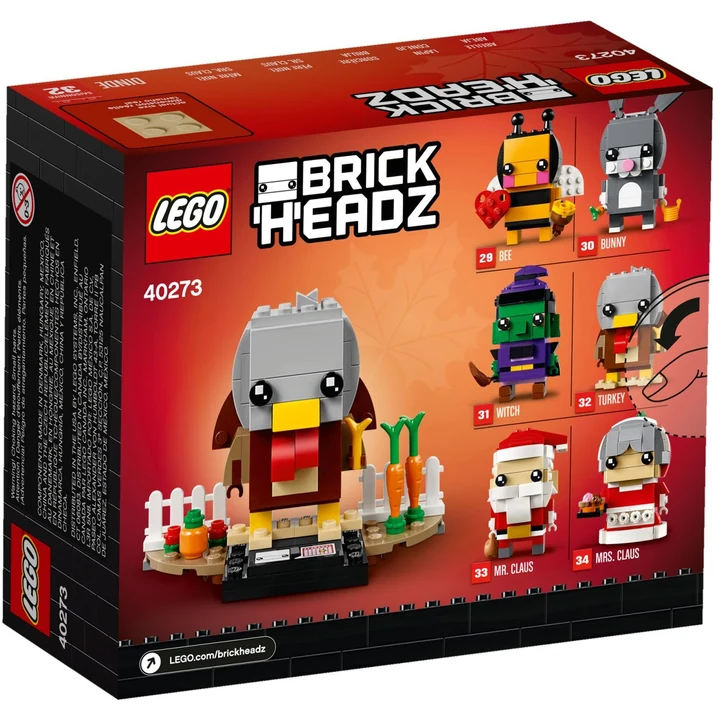 LEGO Brickheadz 40273 Erntedank-Truthahn Bild 4