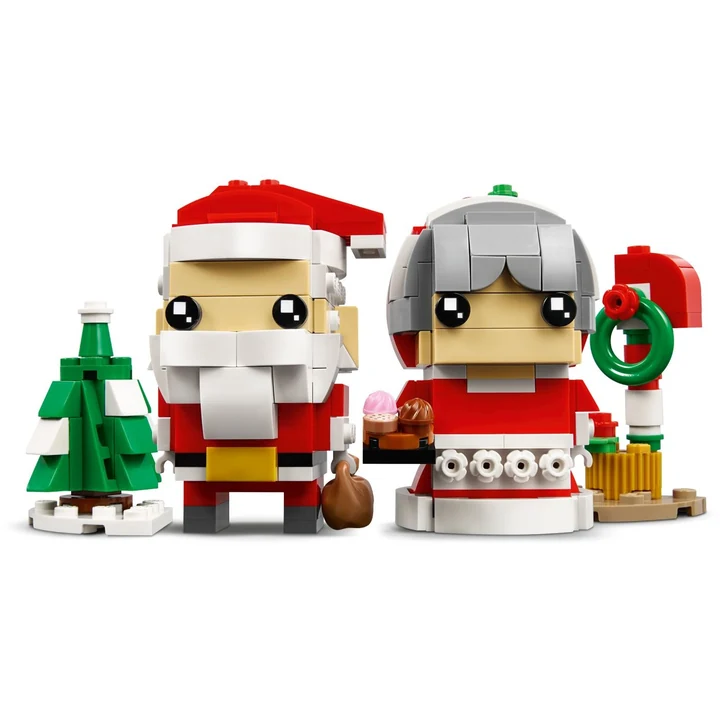 LEGO Brickheadz 40274 Herr und Frau Weihnachtsmann Bild 4