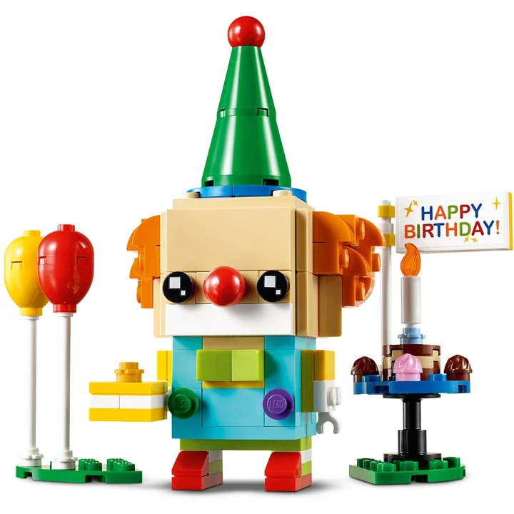 LEGO Brickheadz 40348 Geburtstagsclown Bild 3