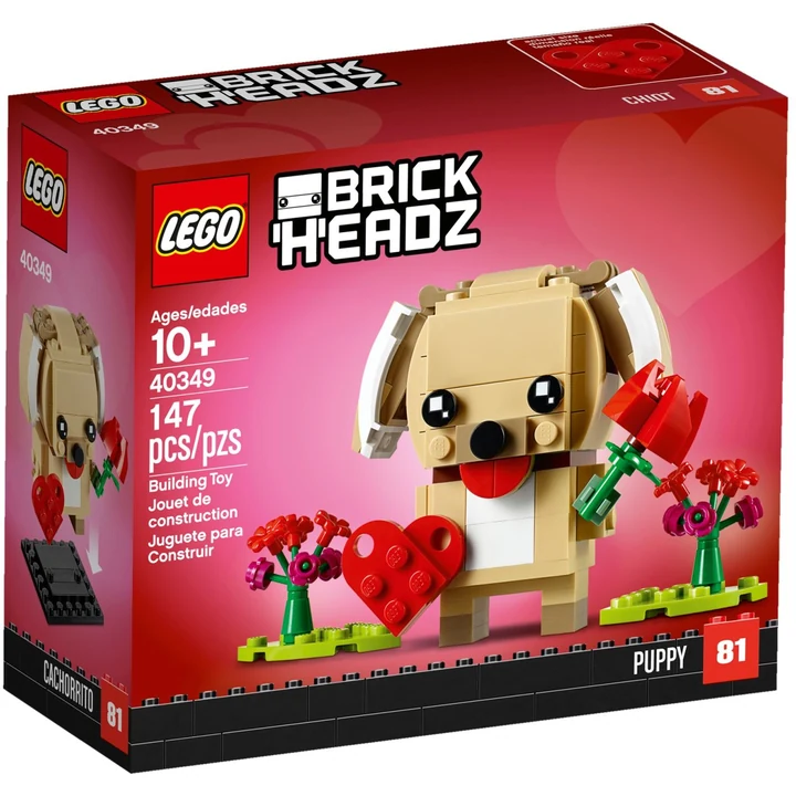 LEGO Brickheadz 40349 Valentinstag-Welpe Bild 2