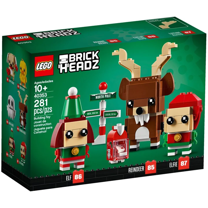 LEGO Brickheadz 40353 Rentier und Elfen Bild 2