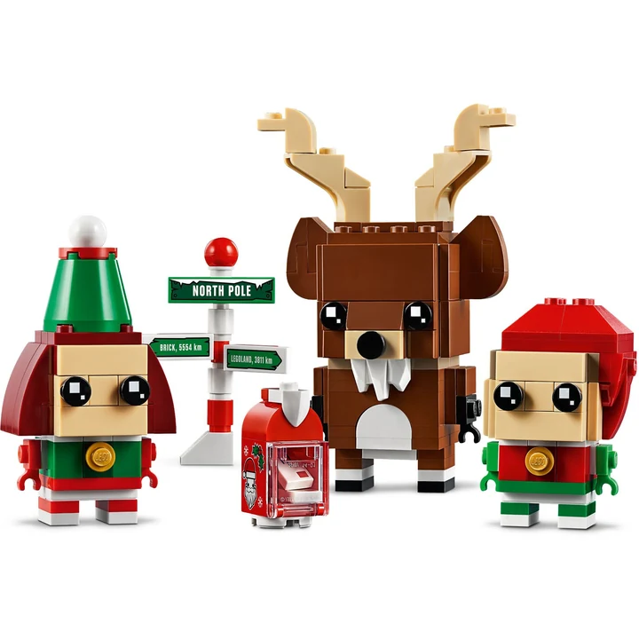 LEGO Brickheadz 40353 Rentier und Elfen Bild 3