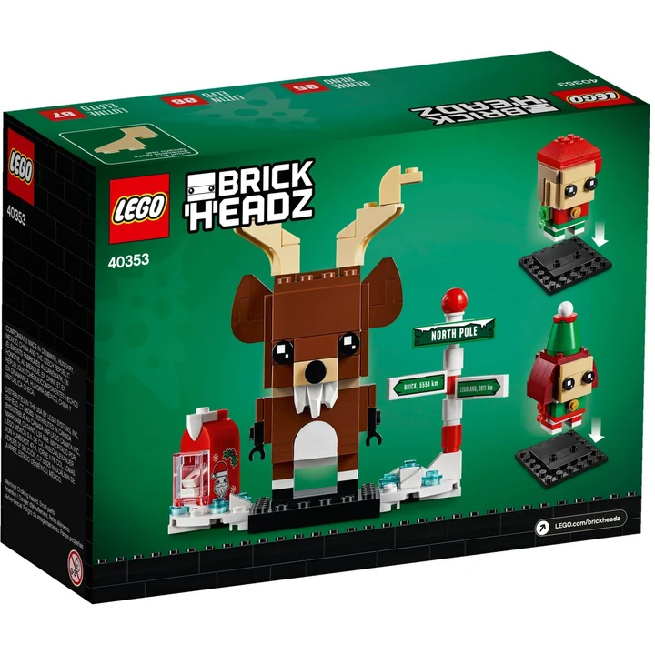 LEGO Brickheadz 40353 Rentier und Elfen Bild 5