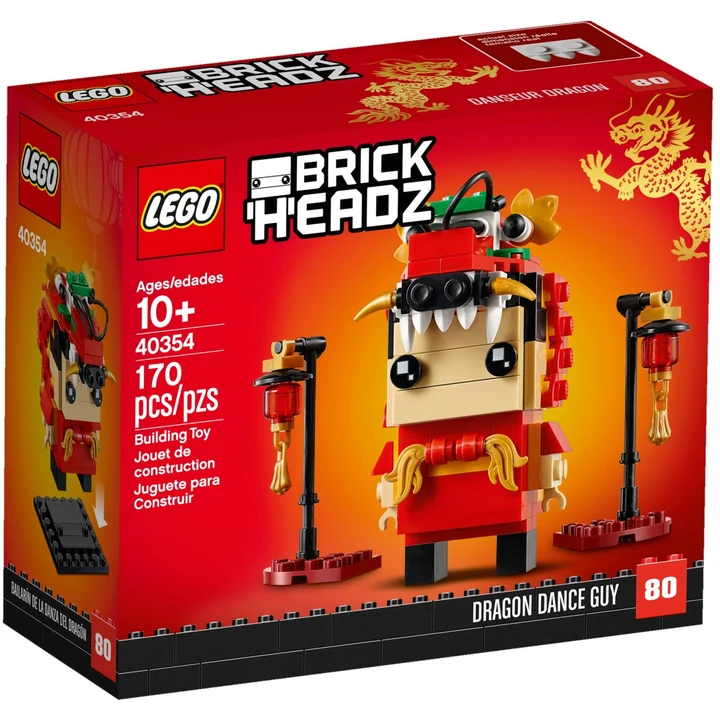 LEGO Brickheadz 40354 Drachentanz-Mann Bild 2