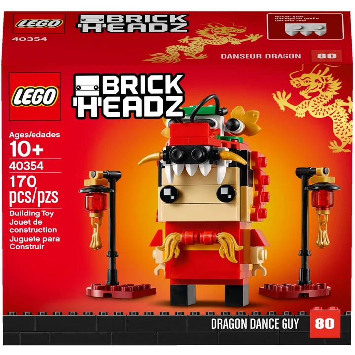 LEGO Brickheadz 40354 Drachentanz-Mann Bild 5