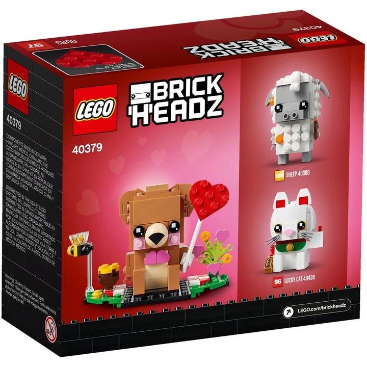 LEGO Brickheadz 40379 Valentinstag-Bär Bild 3