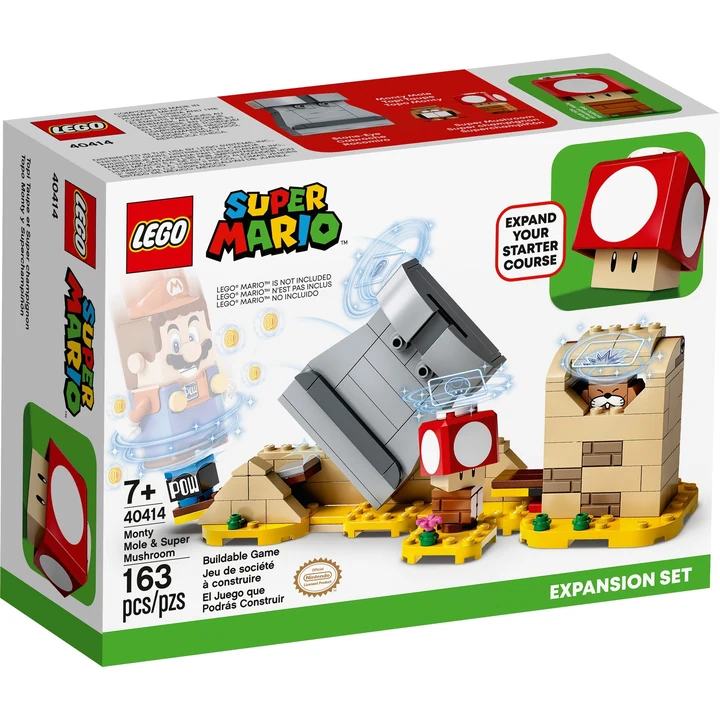 LEGO Super Mario 40414 Monty Maulwurf und Superpilz – Erweiterungsset Bild 2