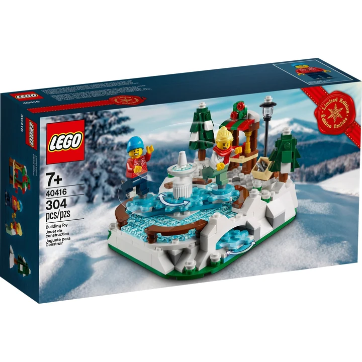 LEGO Saisonal 40416 Eislaufbahn Bild 2
