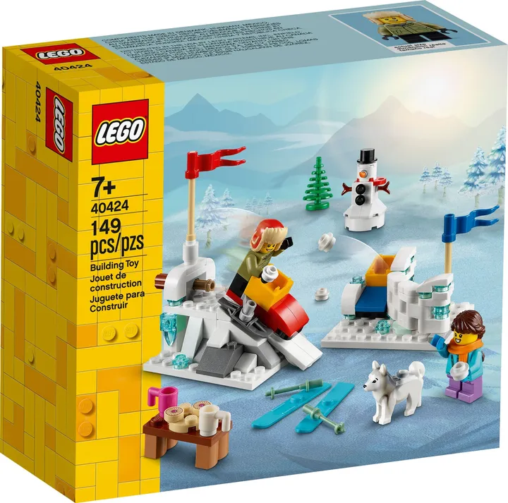 LEGO Saisonal 40424 Schneeballschlacht Bild 2