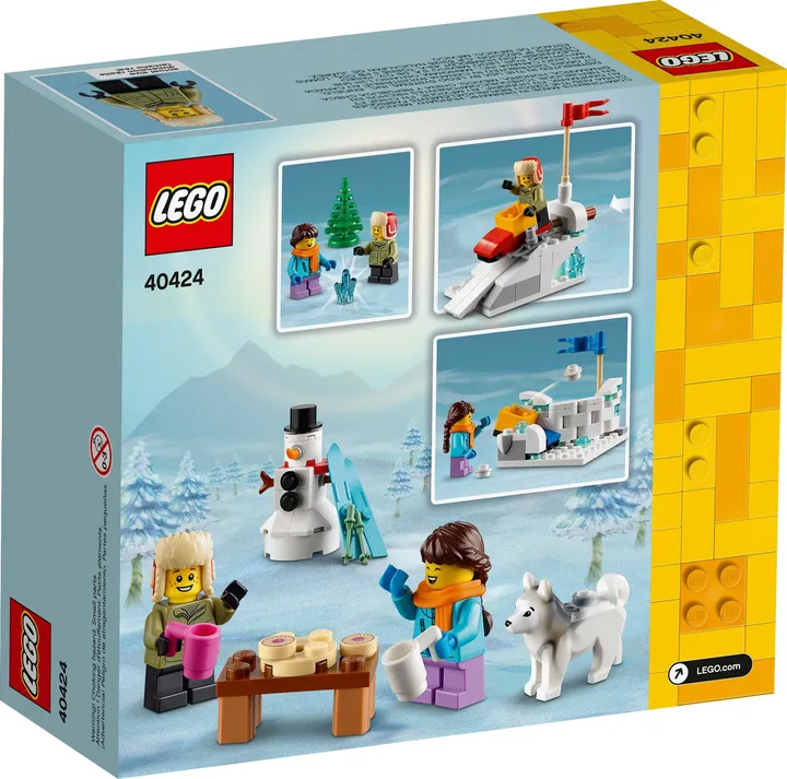 LEGO Saisonal 40424 Schneeballschlacht Bild 3