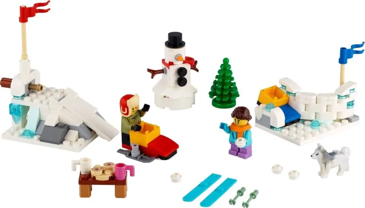 lego Saisonal 40424 Schneeballschlacht