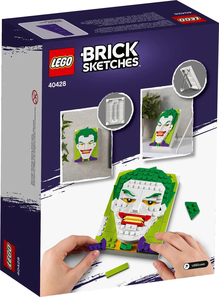 LEGO Brick Sketches 40428 Joker™ Bild 5