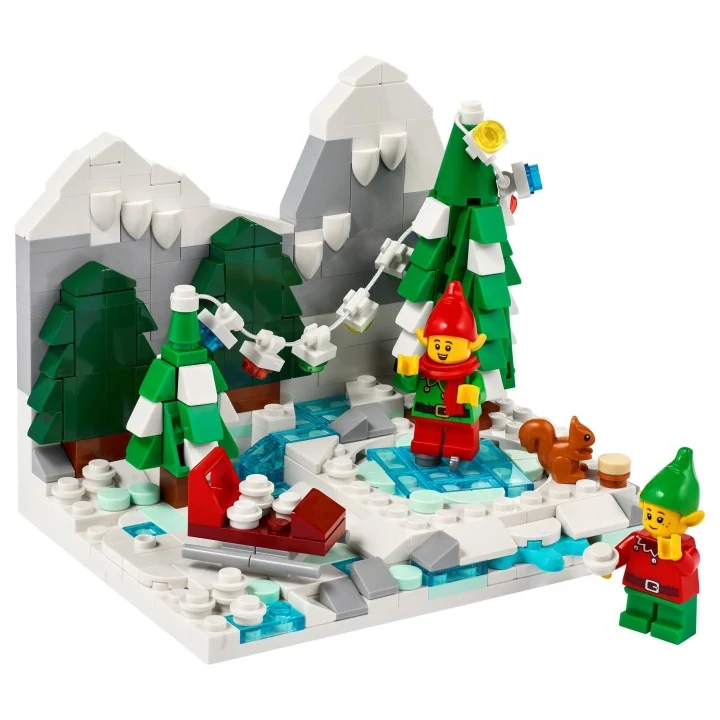 lego Werbeartikel 40564 Weihnachtselfen-Szene