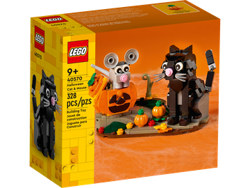 Lego Katz und Maus an Halloween