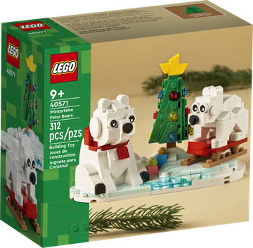 Lego Eisbären im Winter 