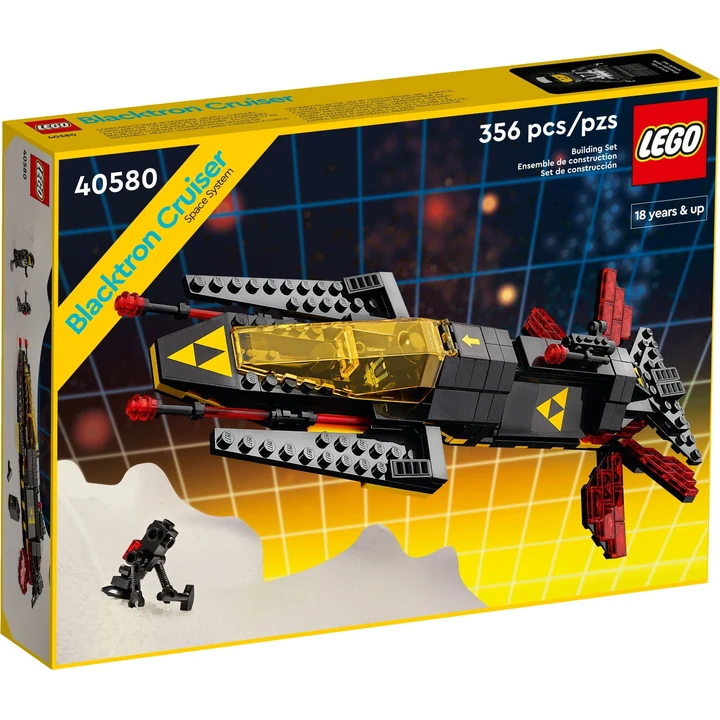 LEGO Icons  40580 Blacktron-Raumschiff Bild 2