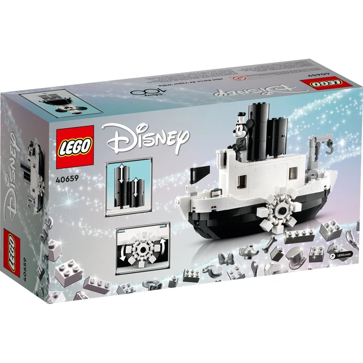 LEGO Disney 40659 Steamboat Willie – Mini-Modell Bild 3