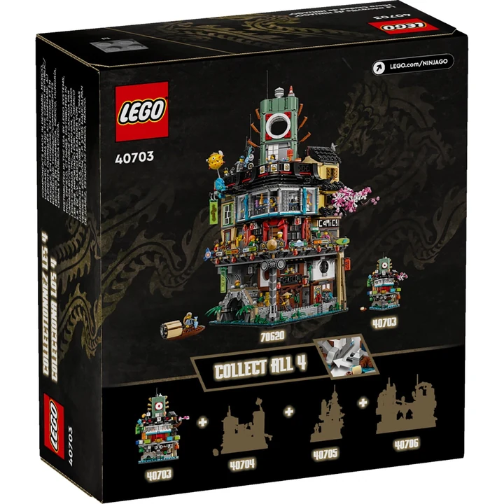 LEGO Ninjago 40703 Mikro-Modell von NINJAGO City Bild 3