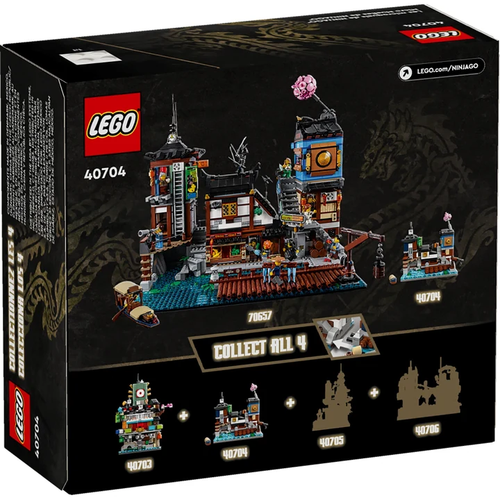 LEGO Ninjago 40704 Mikro-Modell des NINJAGO Hafen Bild 3