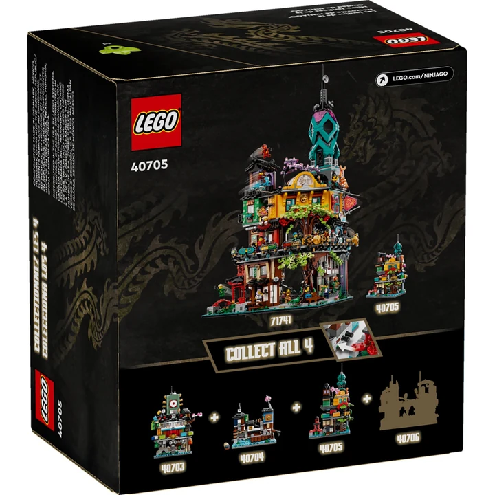LEGO Ninjago 40705 Mikromodell der Gärten von NINJAGO City Bild 3