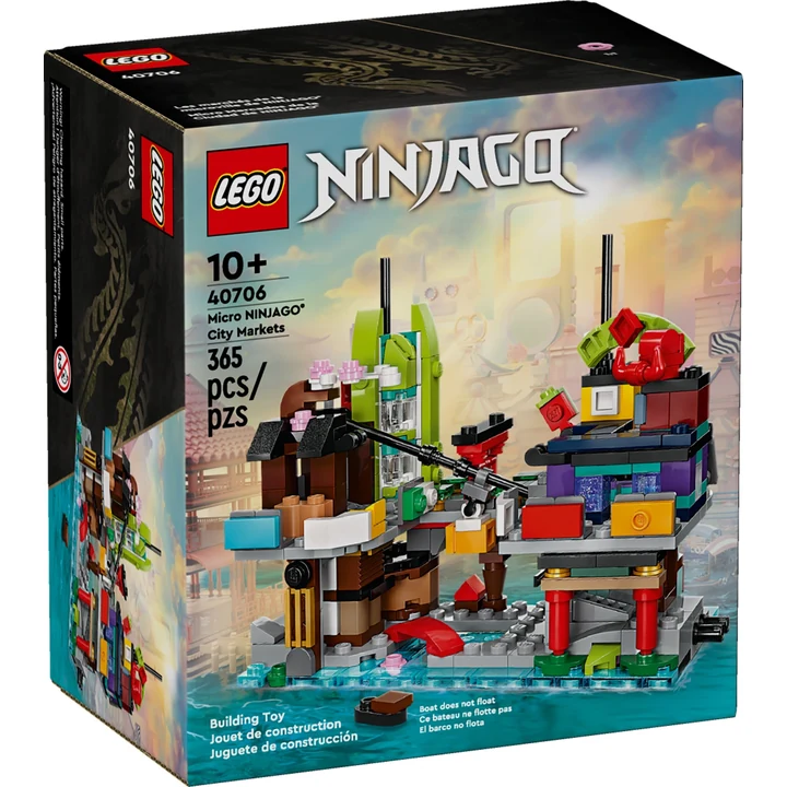 LEGO Ninjago 40706 Mikromodell der Märkte von NINJAGO City Bild 2