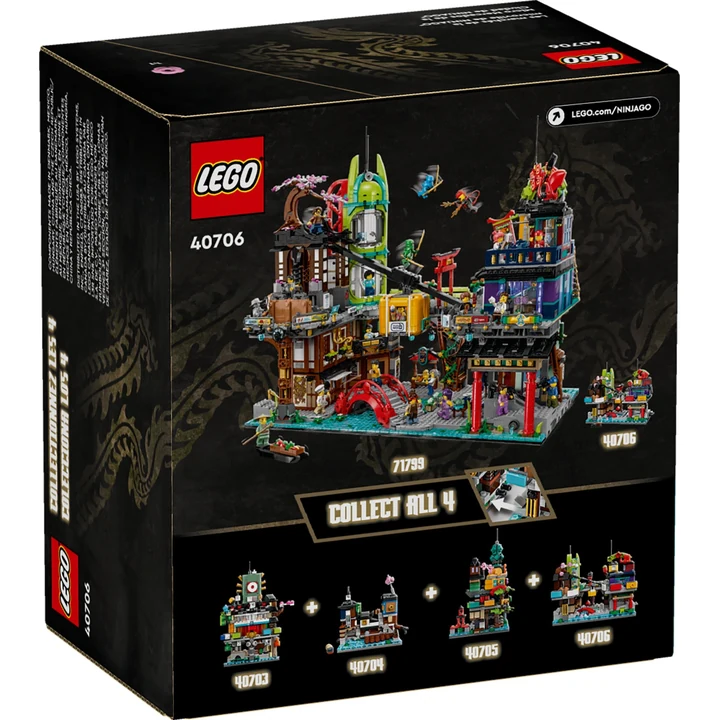 LEGO Ninjago 40706 Mikromodell der Märkte von NINJAGO City Bild 3