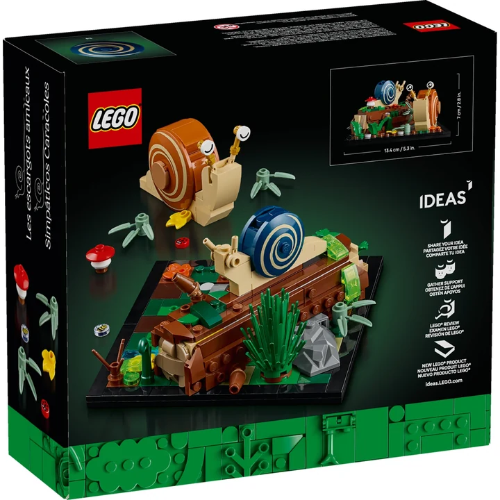 LEGO Ideas 40788 Niedliche Schnecken Bild 3