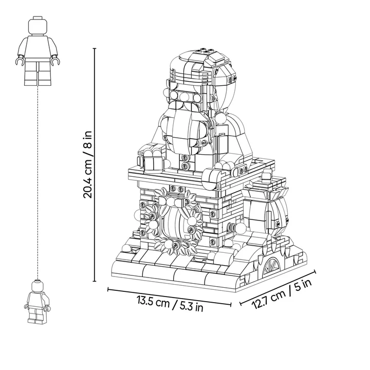 LEGO Sonstiges 40874 Weihnachtsmann-Tagezähler Bild 6