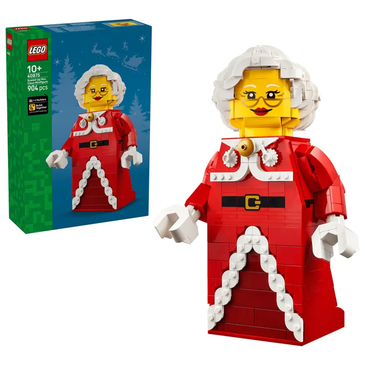 LEGO Minifiguren 40875 Große Frau Weihnachtsmann-Minifigur Bild 2