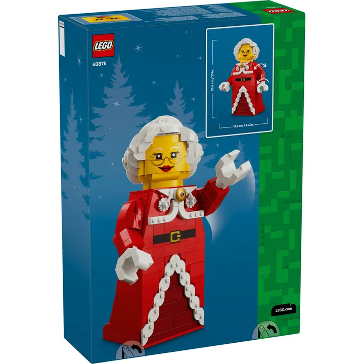 LEGO Minifiguren 40875 Große Frau Weihnachtsmann-Minifigur Bild 3