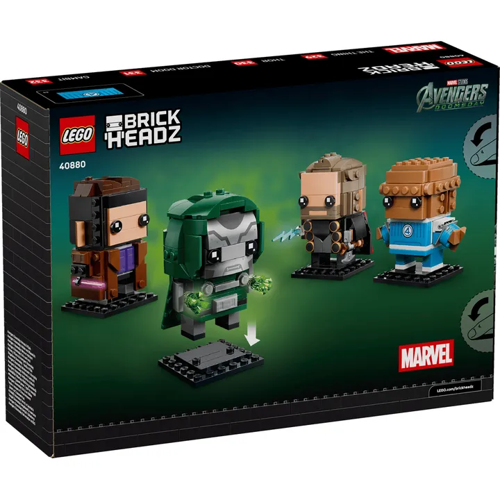 LEGO Brickheadz 40880 Avengers: Doomsday Helden und Bösewicht Bild 2