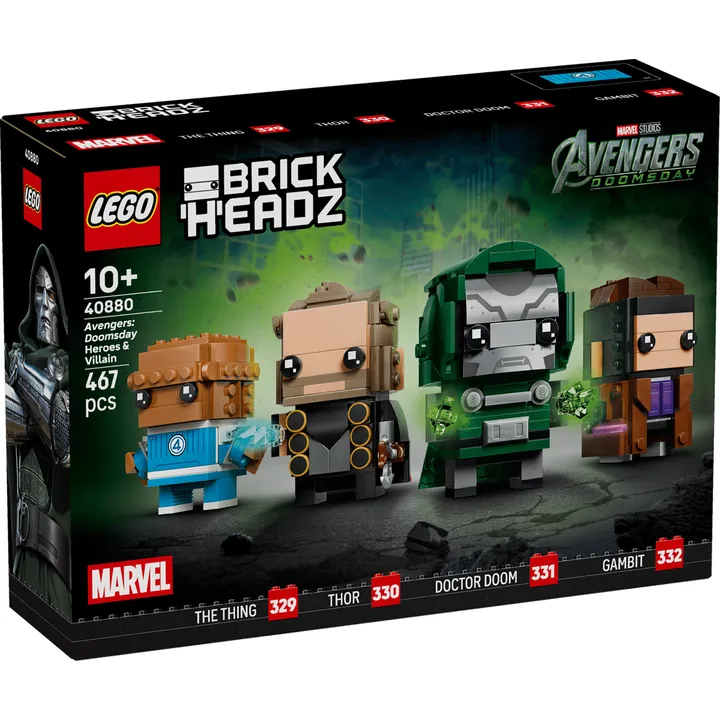 LEGO Brickheadz 40880 Avengers: Doomsday Helden und Bösewicht Bild 3