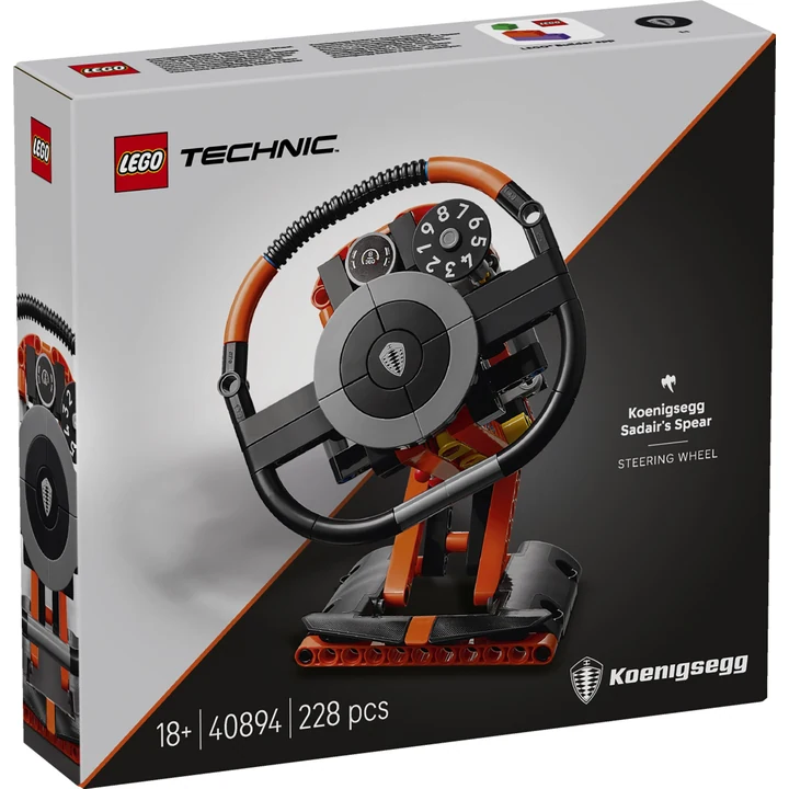 LEGO Technic 40894 Koenigsegg Sadair's Spear Lenkrad Bild 2