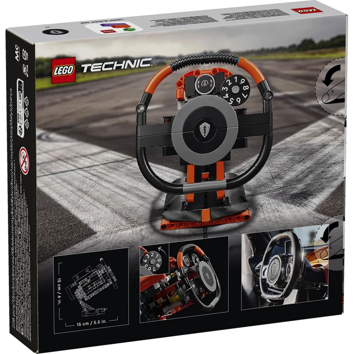 LEGO Technic 40894 Koenigsegg Sadair's Spear Lenkrad Bild 3