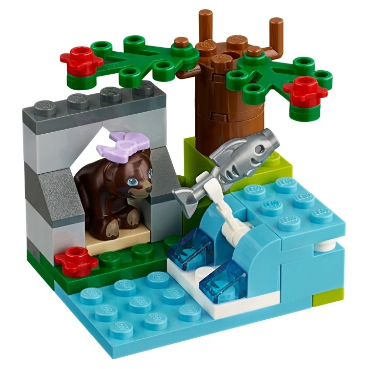 lego friends 41046 Braunbär am Fluss