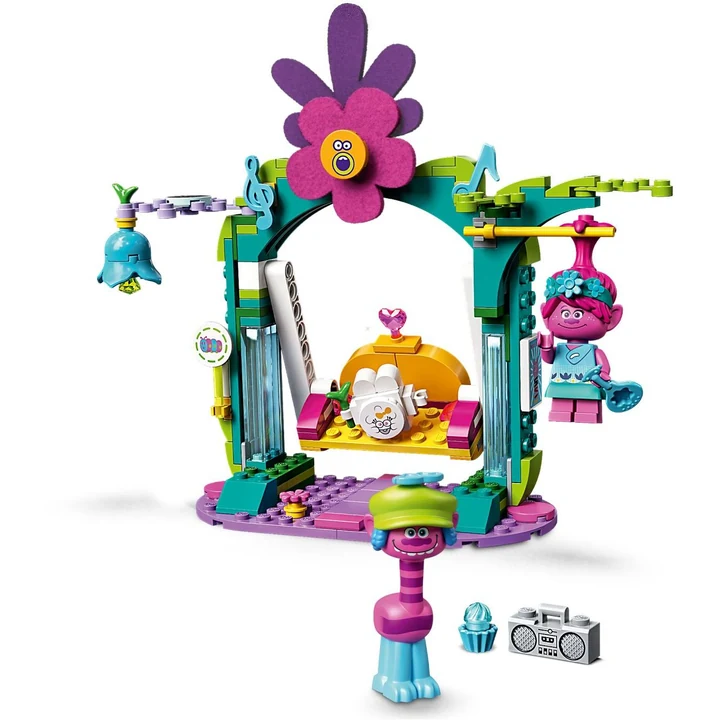 LEGO Trolls: World Tour 41256 Regenbogen-Raupenbus Bild 4