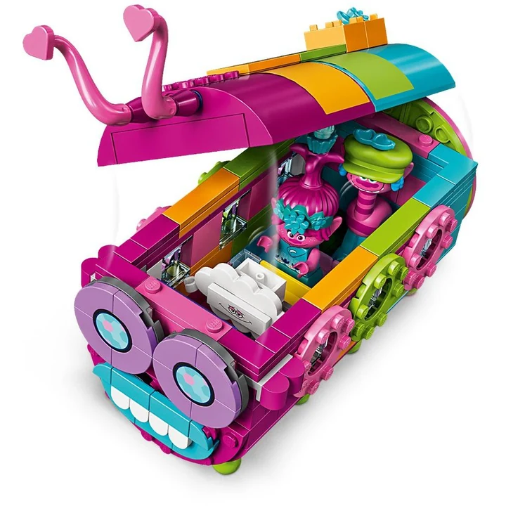 LEGO Trolls: World Tour 41256 Regenbogen-Raupenbus Bild 5