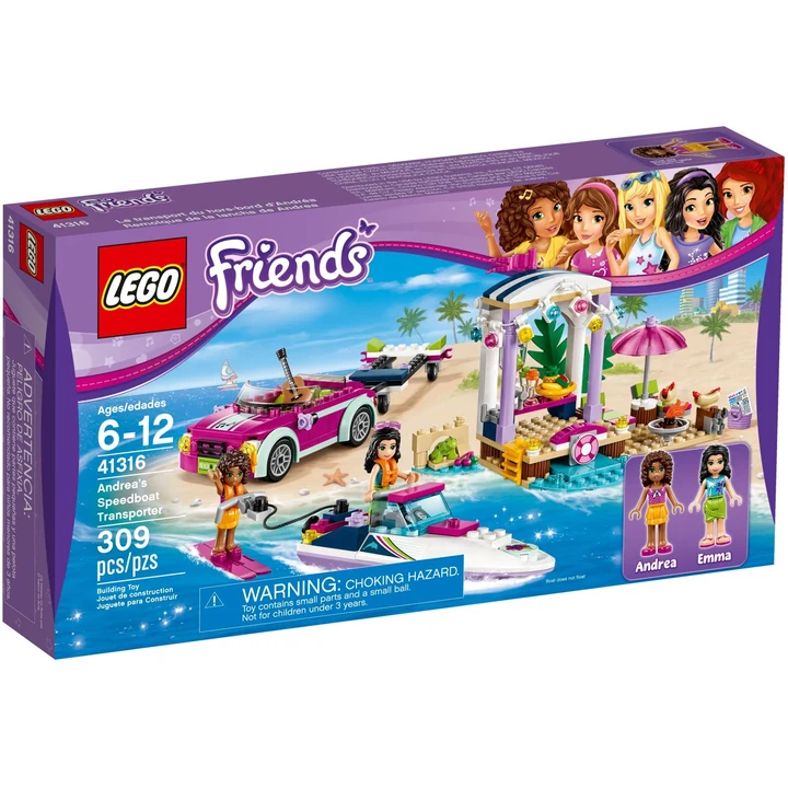 LEGO Friends 41316 Andreas Rennboot-Transporter Bild 2