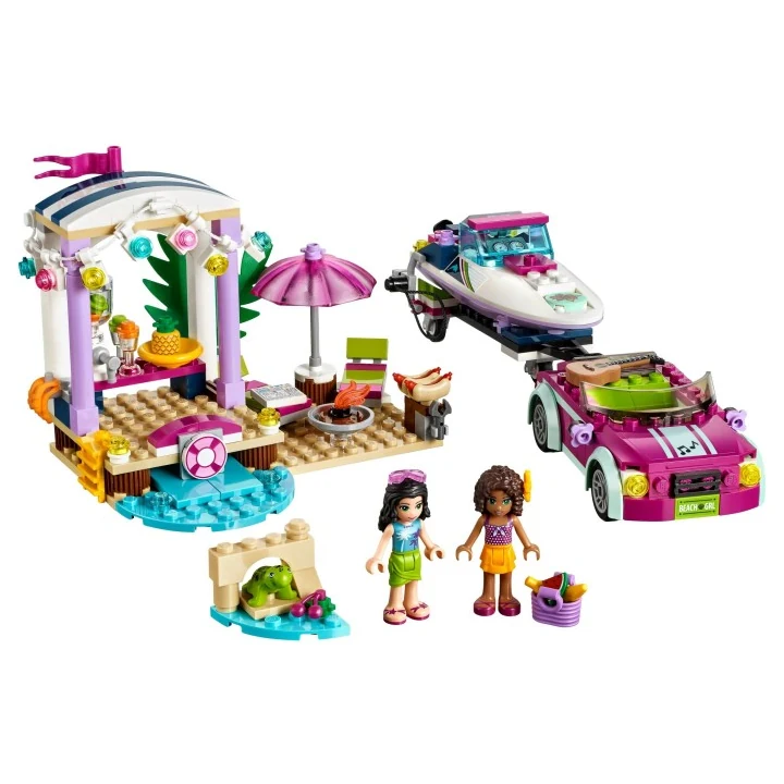 lego friends 41316 Andreas Rennboot-Transporter