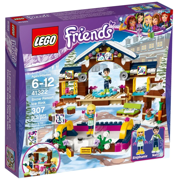 LEGO Friends 41322 Eislaufplatz im Wintersportort Bild 2