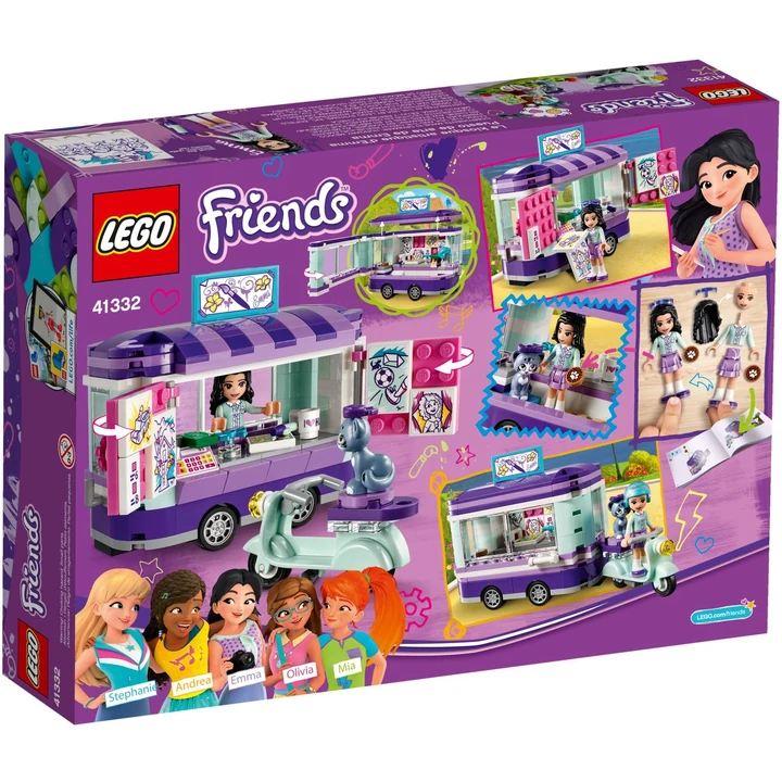 LEGO Friends 41332 Emmas rollender Kunstkiosk Bild 3